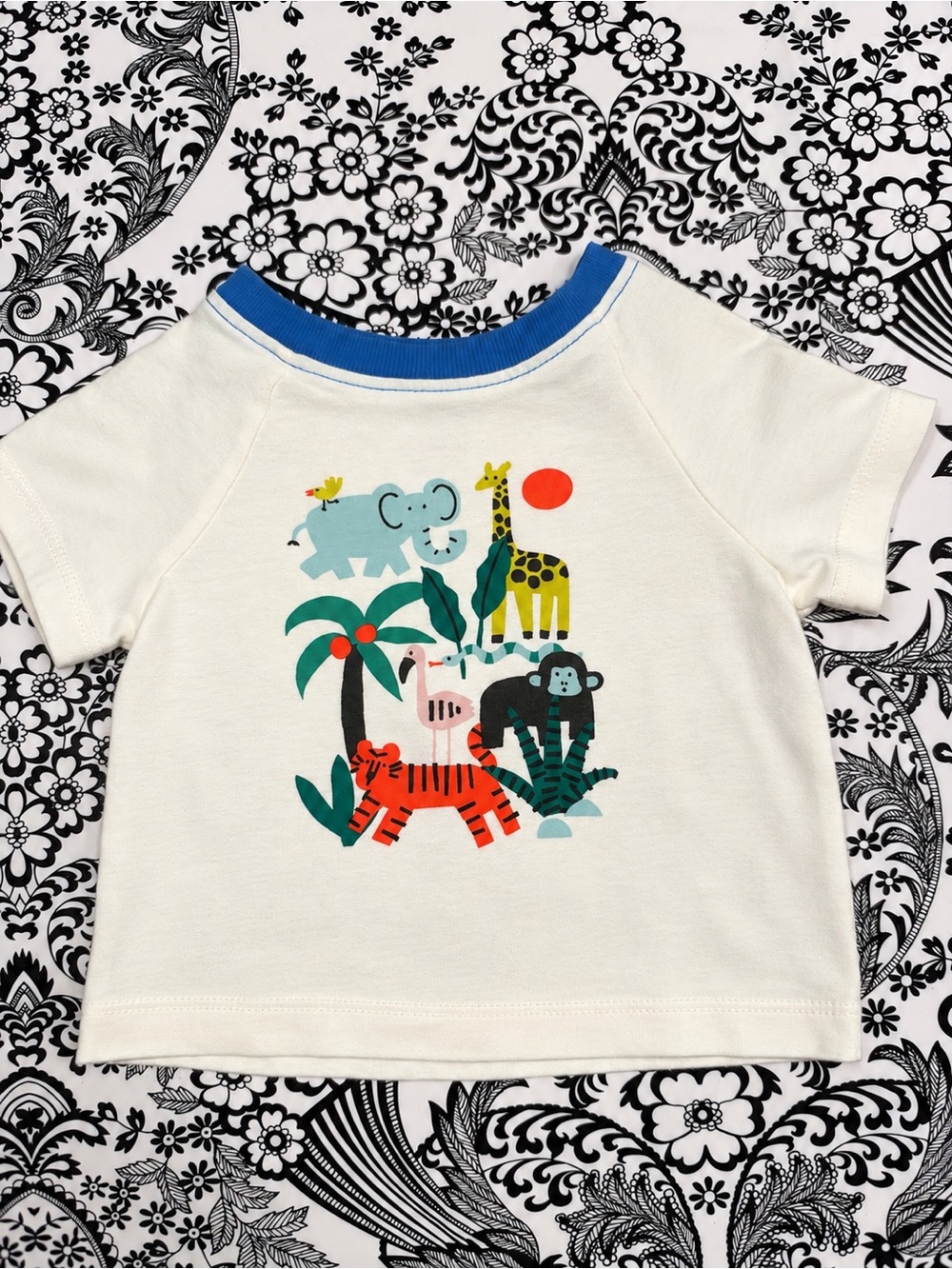 Hanna Andersson Baby Jungle Animal Tee 3-6M 60cm